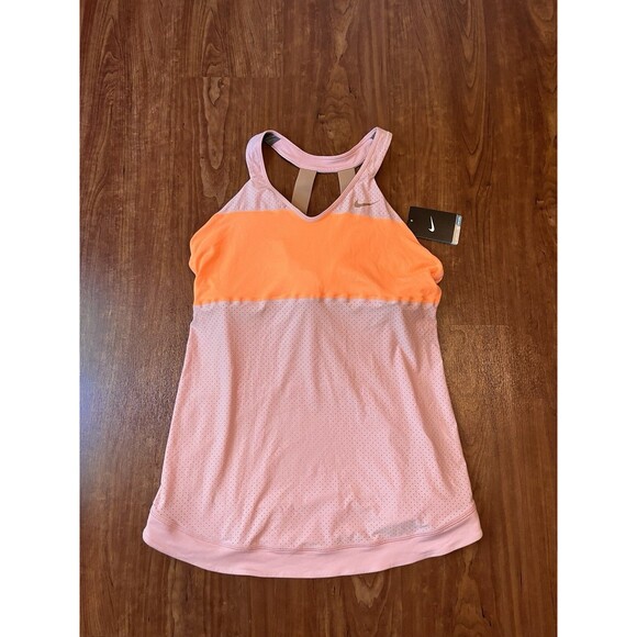 Nike Maria Sharapova Women's Premier French Open Tennis Dress Pink & Orange NWT - Picture 1 of 6